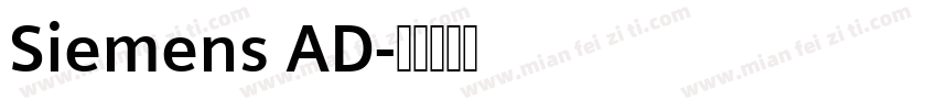 Siemens AD字体转换